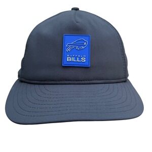 New Era Buffalo Bills NFL Sideline Hat Mens Charcoal Gray Blue Rubber Patch Cap